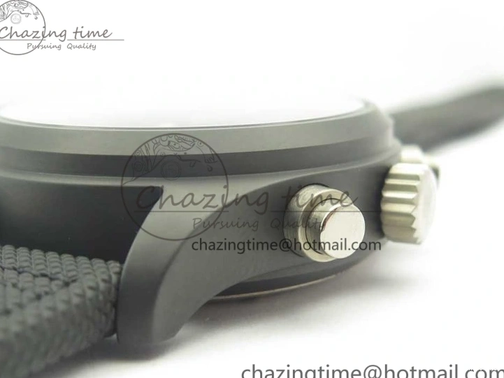 MIROTIME 1231 Modern PILOT IW389001 ZF 1:1 Best Edition Ceramic Case Black Dial on Nylon Strap A7750 (Same Function As Genuine) 7158